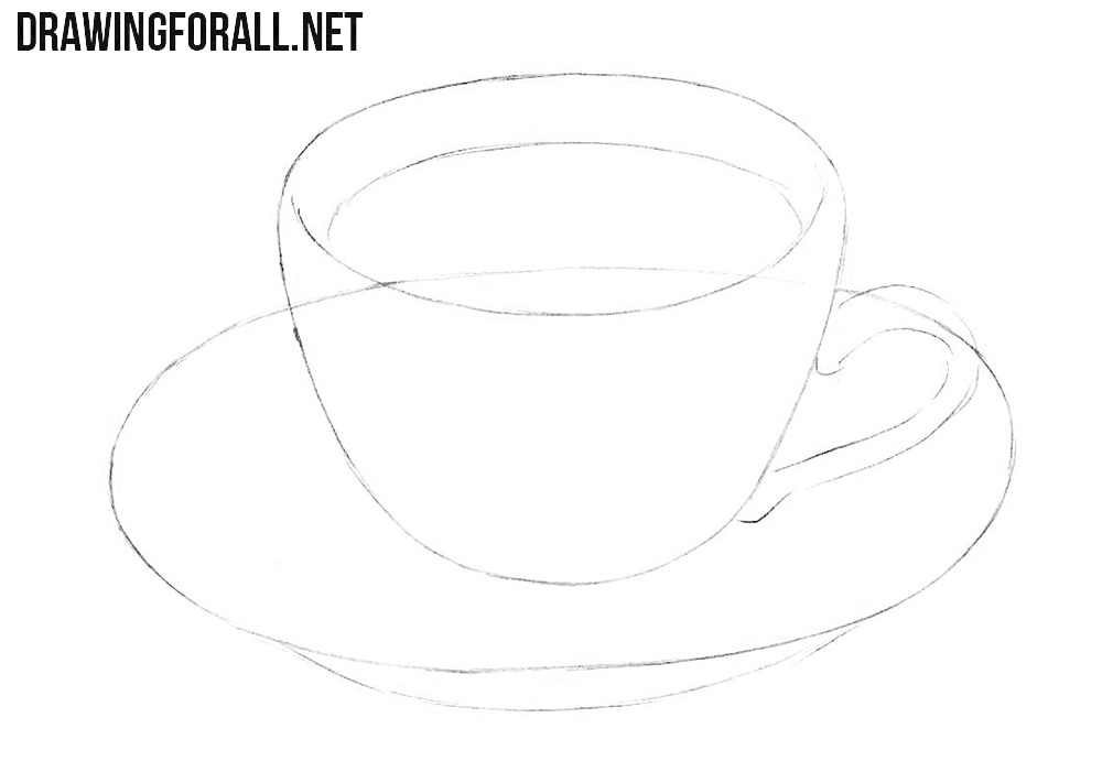 Learn how to draw a coffee cup