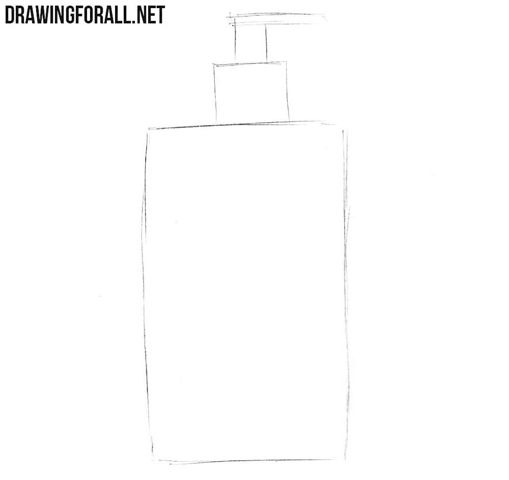 Learn how to draw a liquid soap