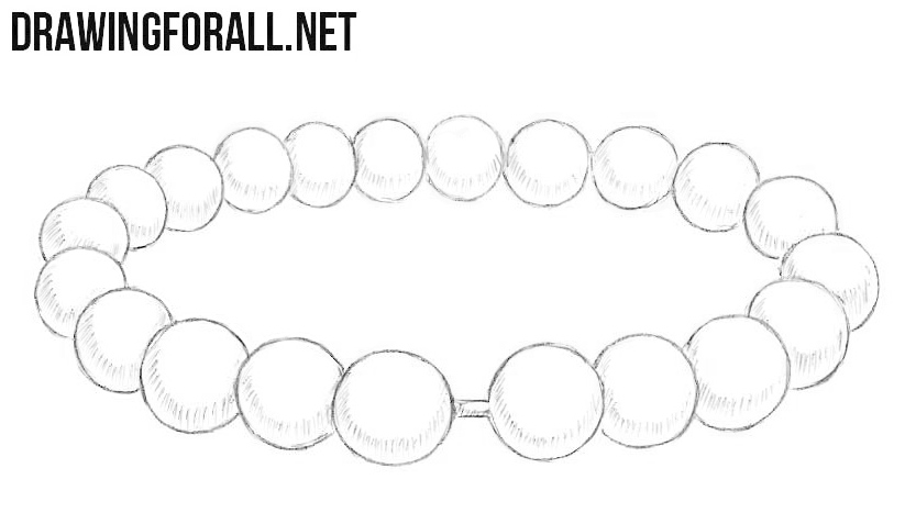 How to draw a bracelet