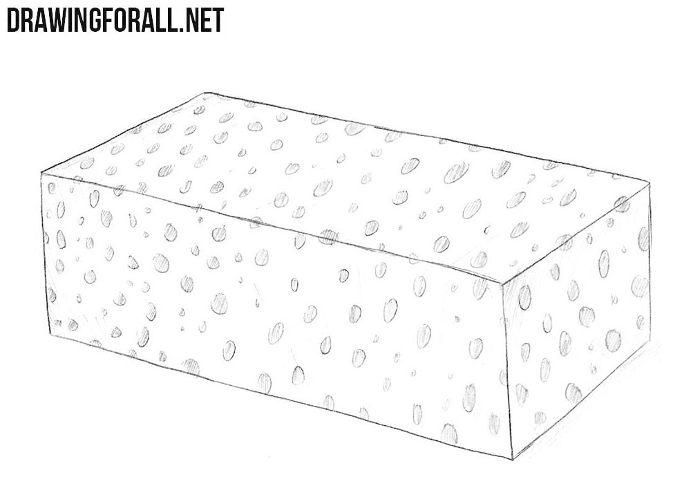How to draw a sponge