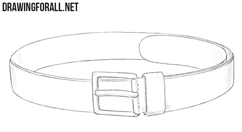 How to draw a belt