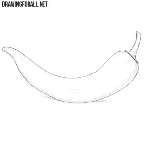 How to Draw a Chili Pepper