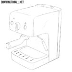 How to Draw a Coffee Maker
