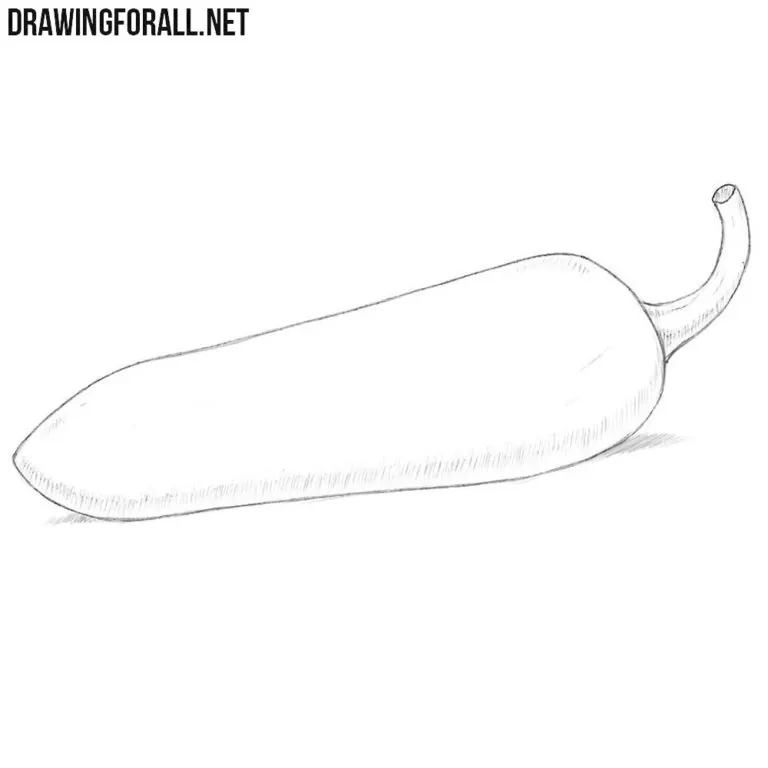 How to Draw a Jalapeno