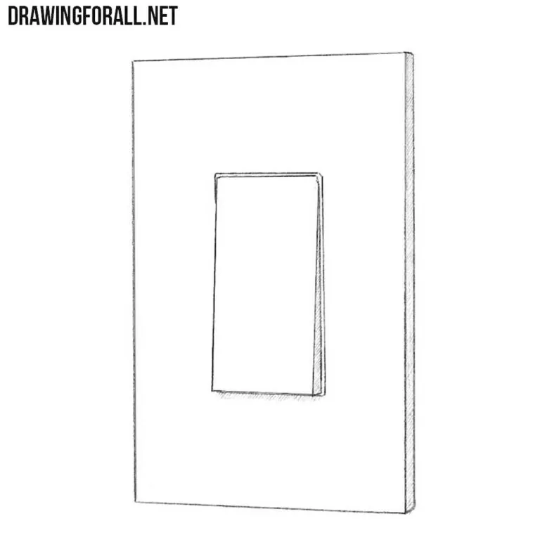 How to draw a light switch