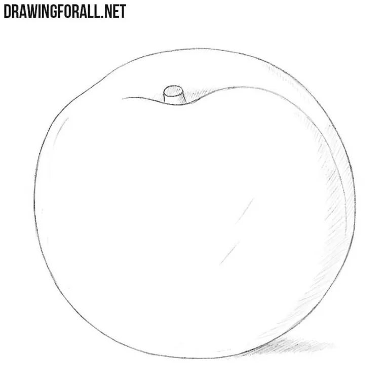 How to Draw a Nectarine
