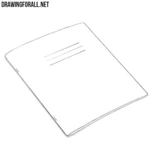 How to draw an exercise book