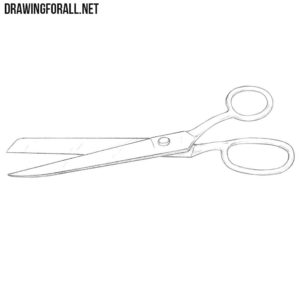 How to draw scissors