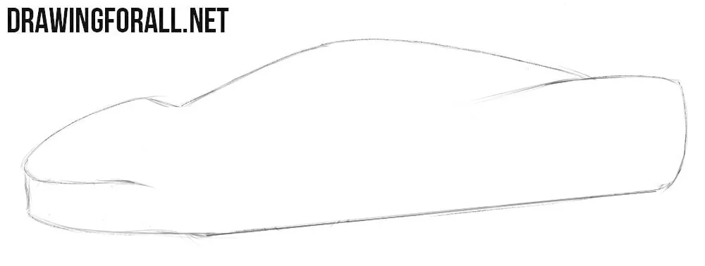 How to draw a Ferrari Laferrari