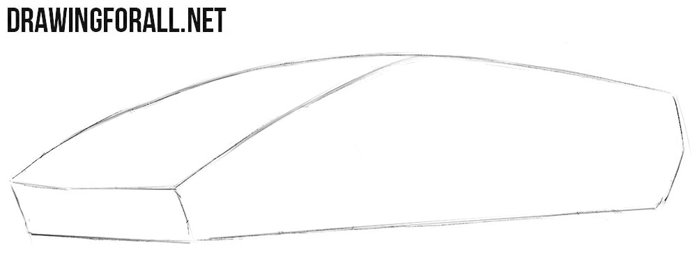 How to draw a Lamborghini Aventador