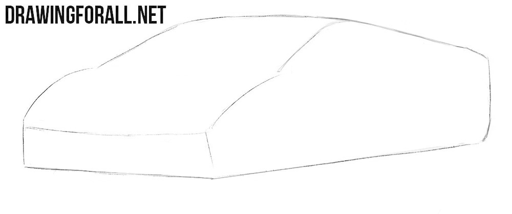How to draw a Lamborghini Gallardo