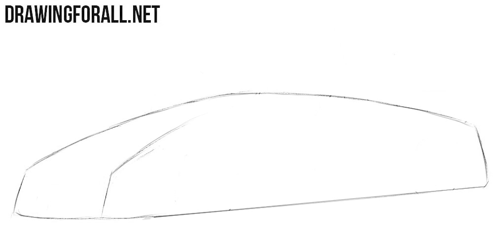 How to draw a Lamborghini Veneno