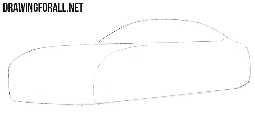 How to draw a Mercedes-Benz easy