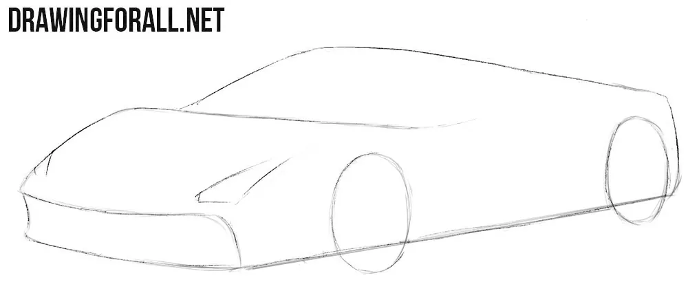 How to draw a Ferrari easily