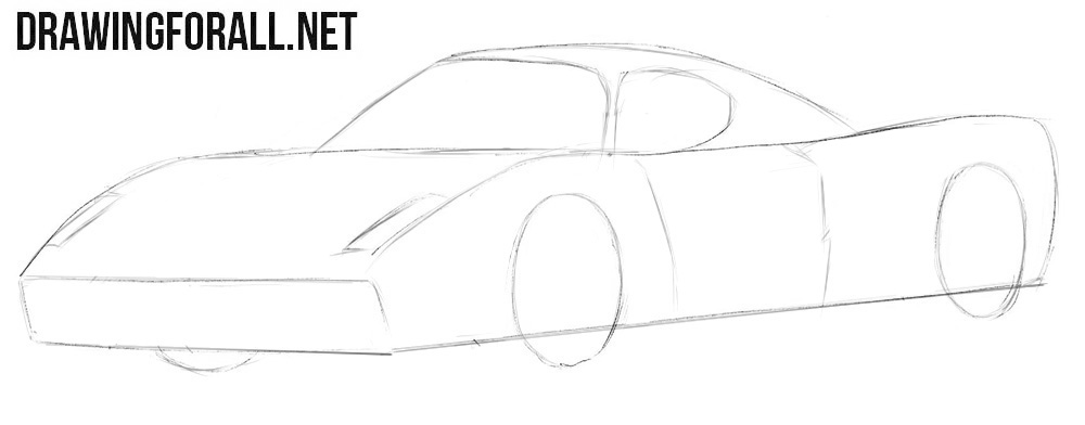 How to draw a cool Ferrari Enzo