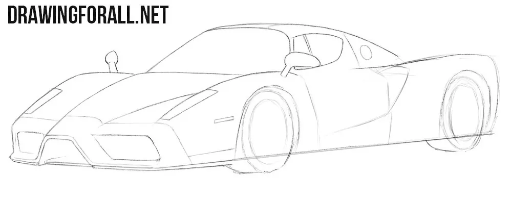 How to draw a Ferrari