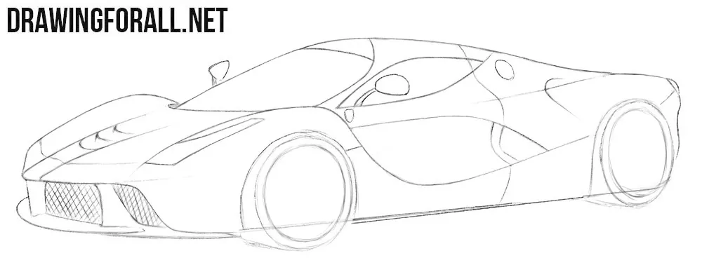 How to draw a Ferrari