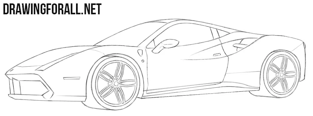 supercar drawing tutorial
