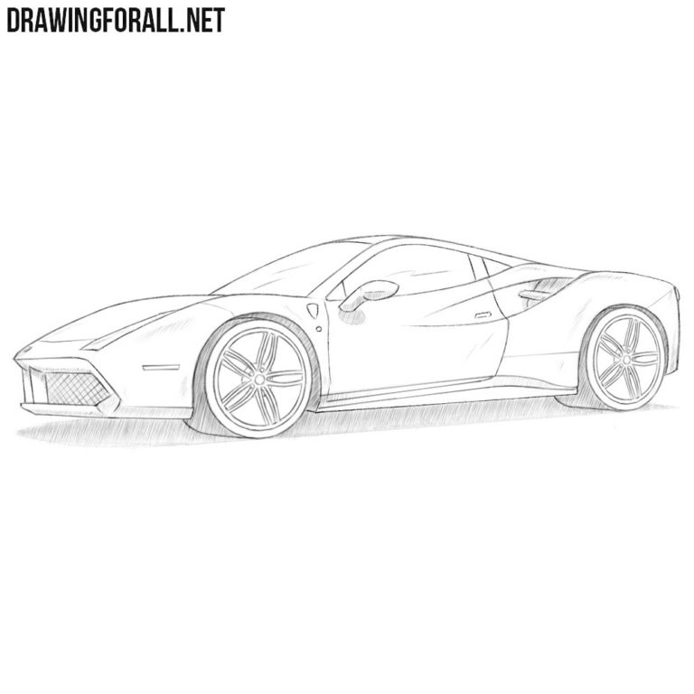 How to Draw a Supercar