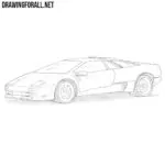 How to Draw a Lamborghini Diablo
