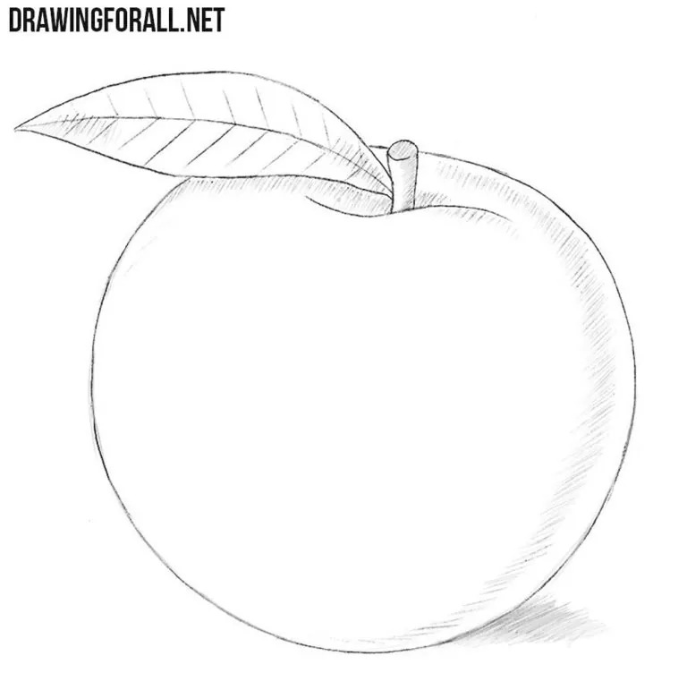 How to Draw a Peach