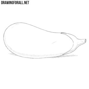 How to draw an eggplant