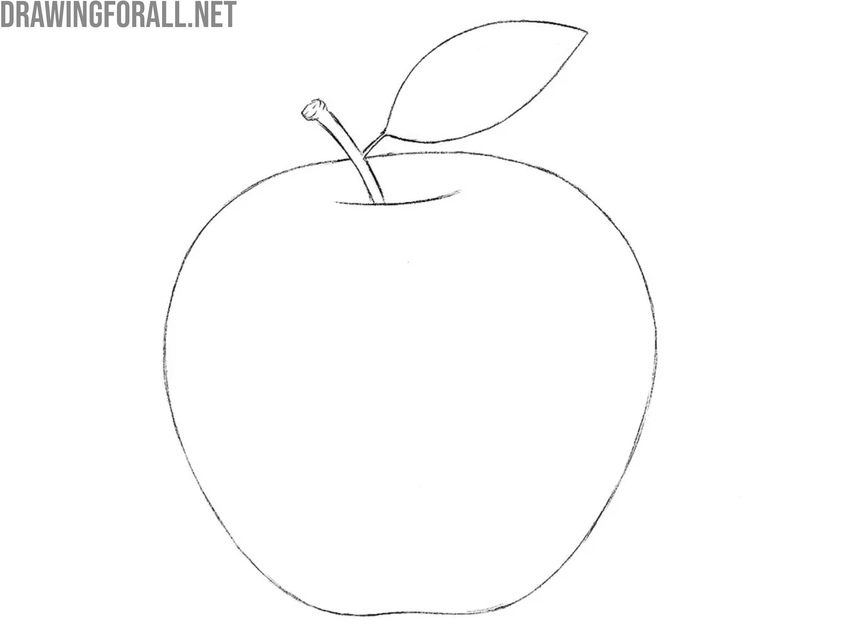 Clean up the outlines of the fruit
