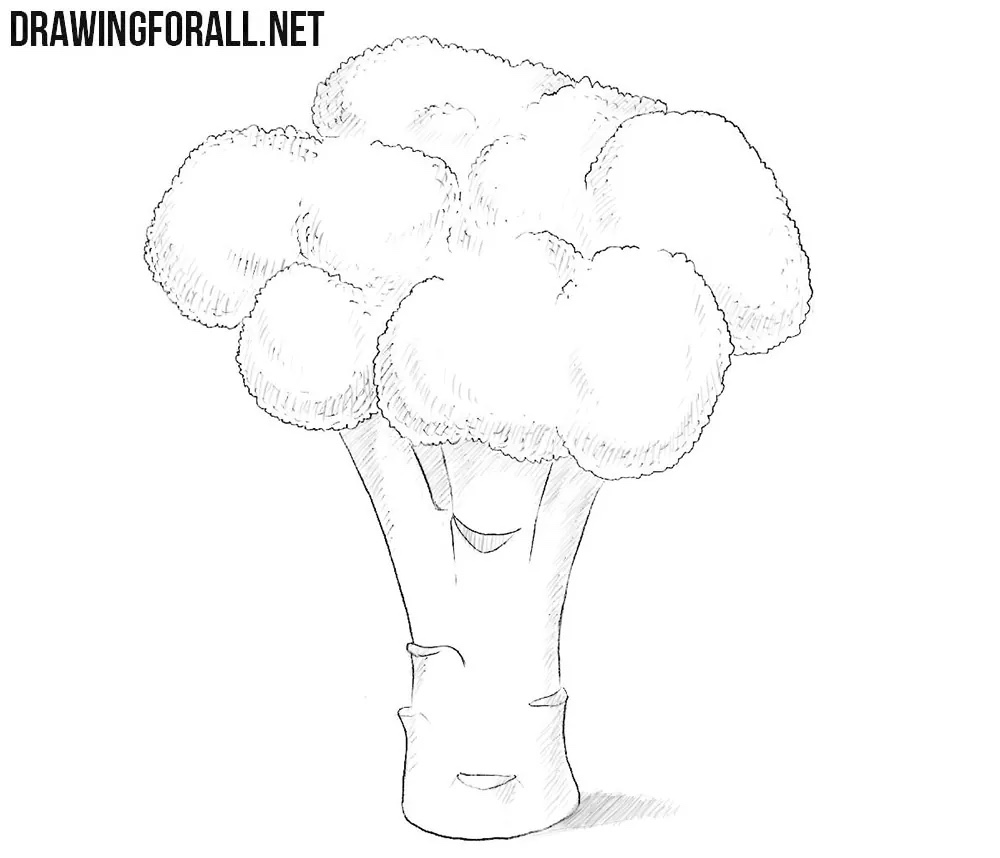 Add shadows to the crown and stalk