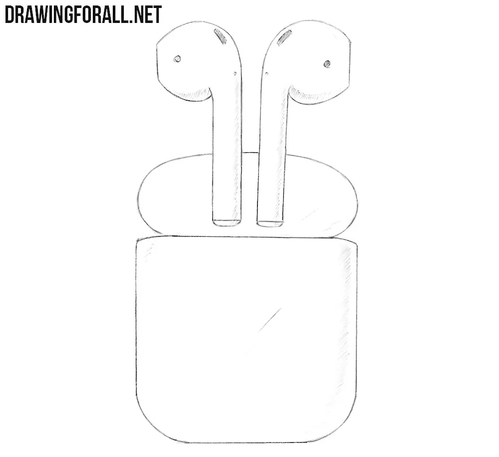AirPods drawing
