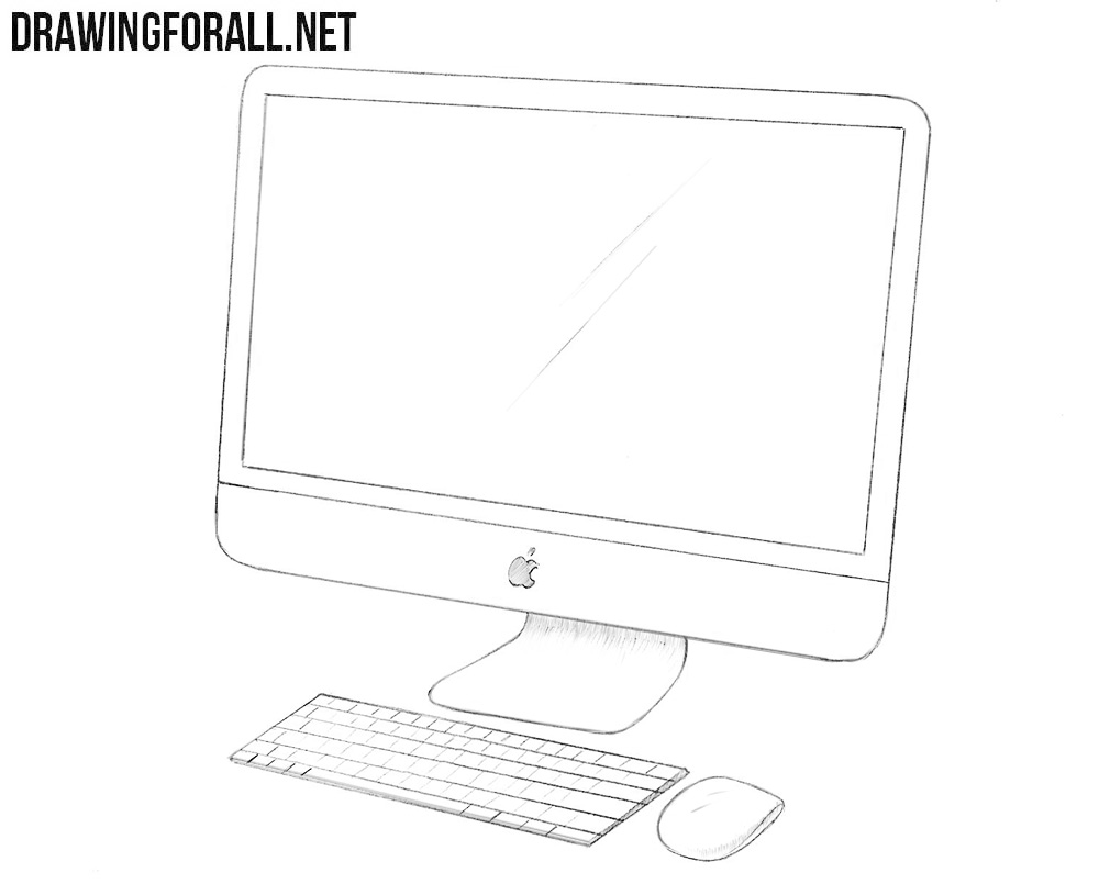 Apple iMac drawing