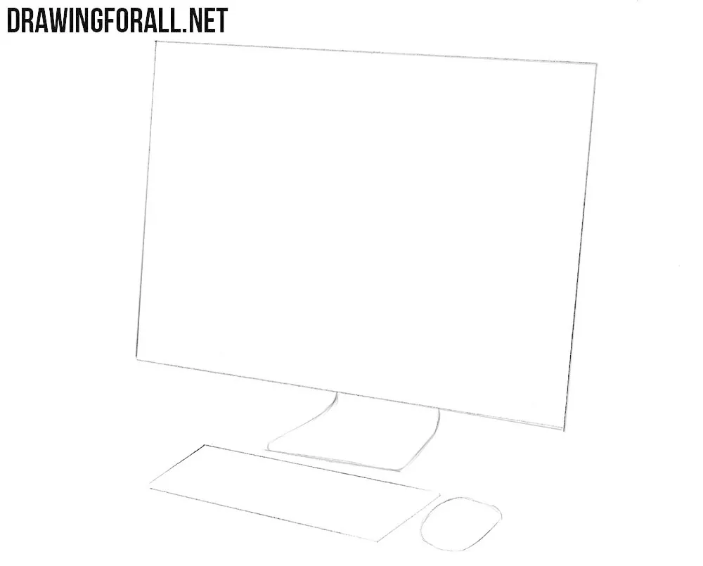 How to draw an Apple iMac