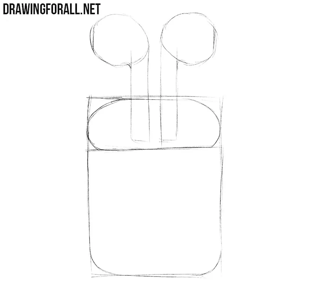 How to draw Apple headphones