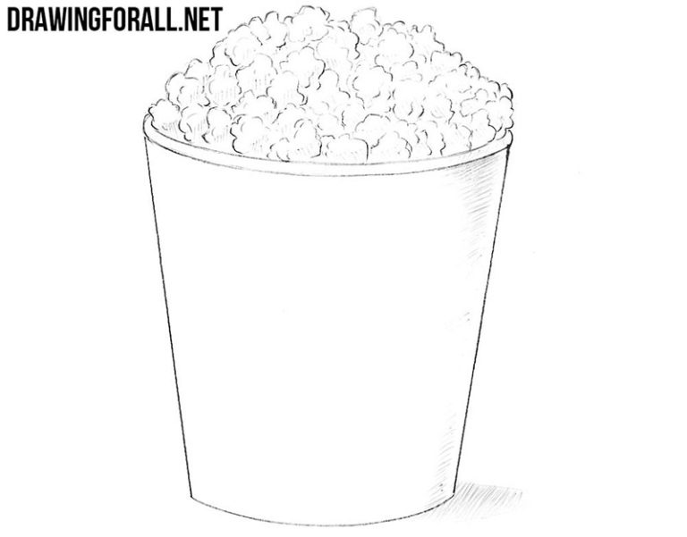 How to Draw a Popcorn