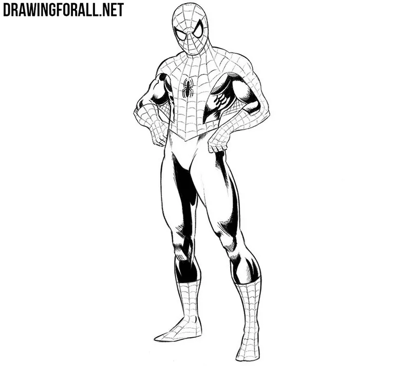 How To Draw Spider Man | YouTube Studio Sketch Tutorial - YouTube-saigonsouth.com.vn