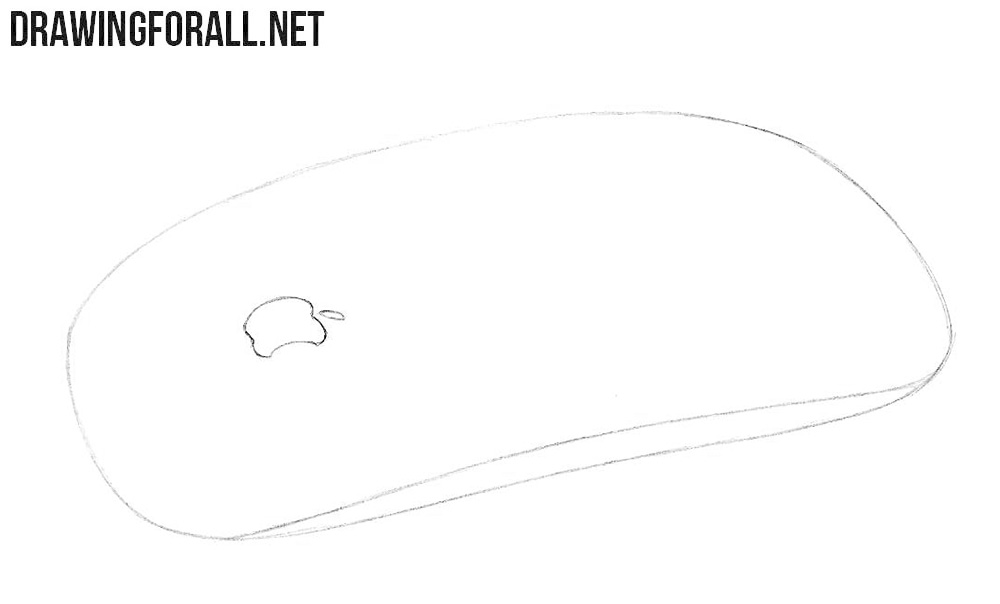 How to draw a Magic Mouse from Apple