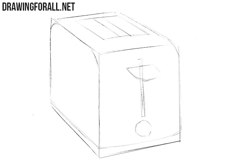 How to draw a toaster easy