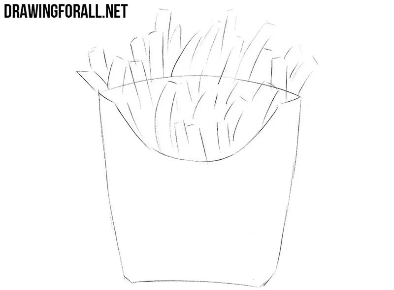 How to draw fast food