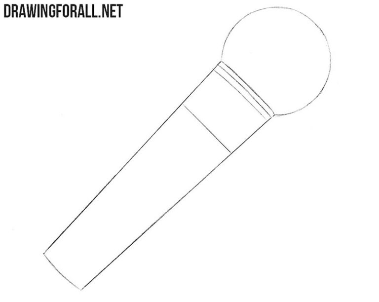 How to Draw a Microphone