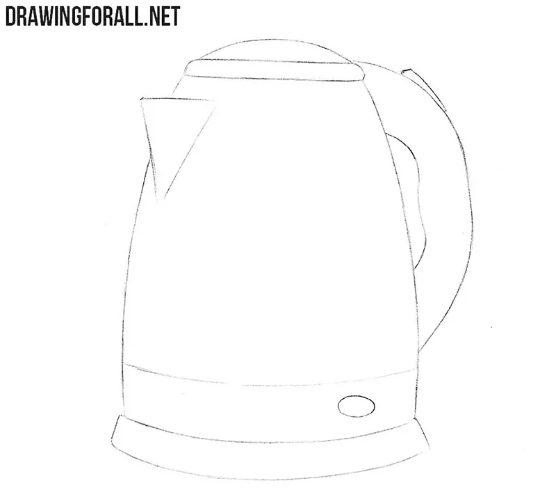 Electric kettle drawing tutorial