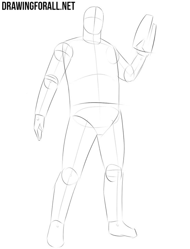 How to draw Star Lord