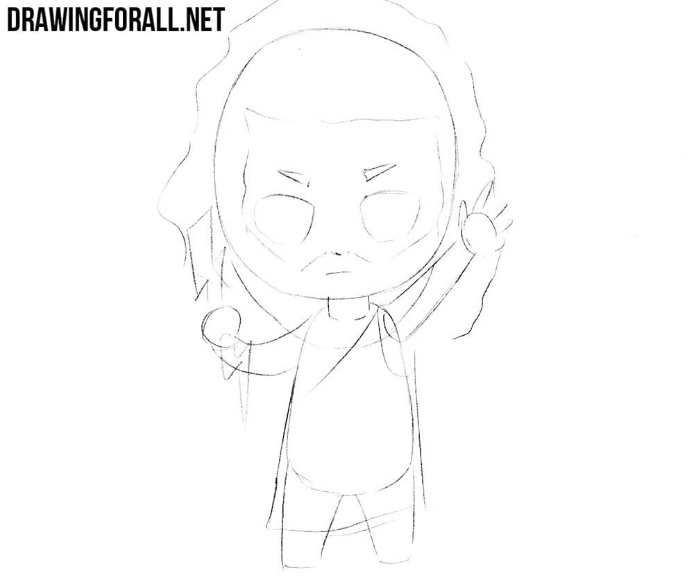 How to draw chibi Greek