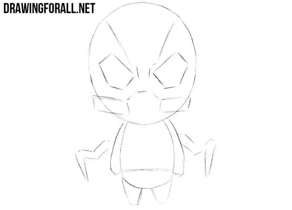 How to draw chibi Yellowjacket from Ant Man