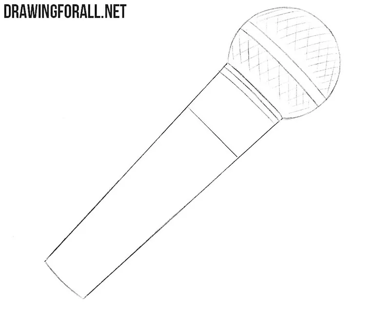 Microphone drawing tutorial