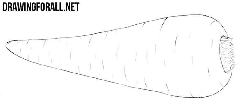 Vegetable drawing tutorial
