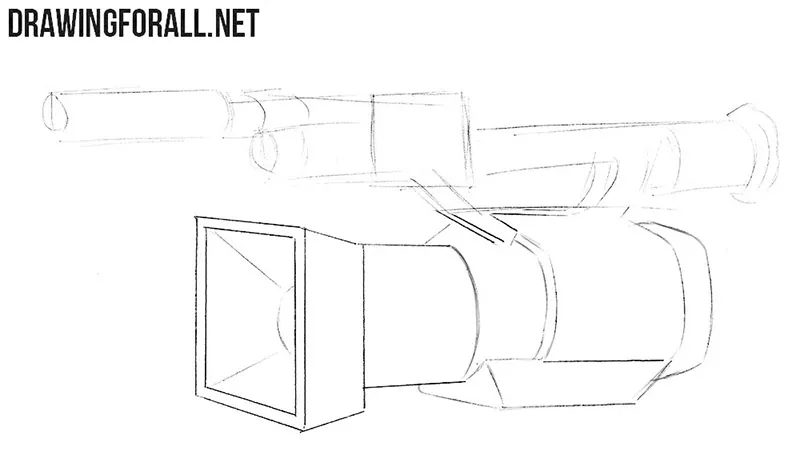 How to draw a camera