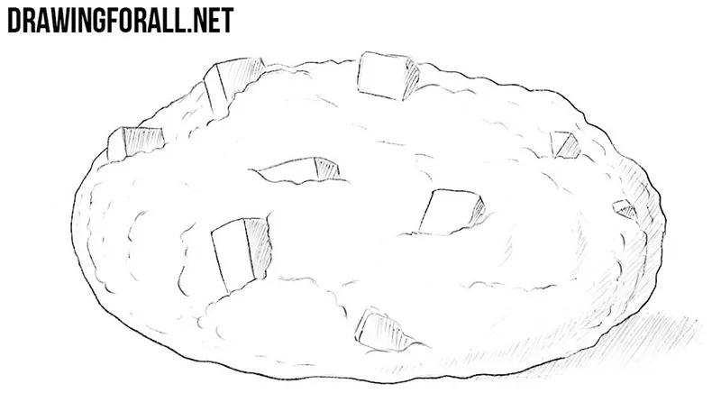 How to draw a cookie