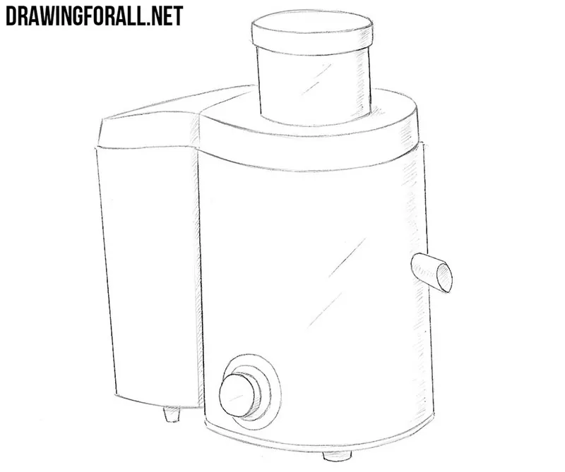 How to draw a juicer