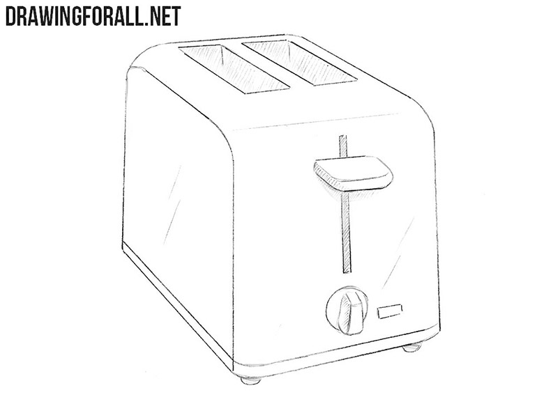 How to draw a toaster