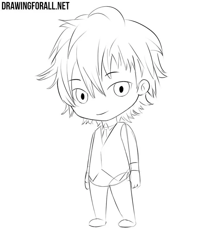 chibi boy drawing easy