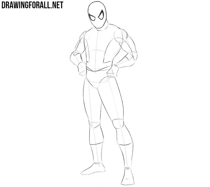 How to draw Spider-Man